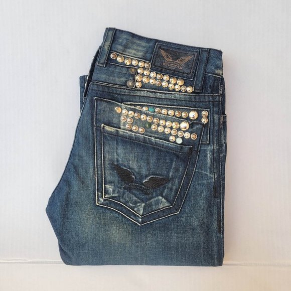 New Men's ROBIN'S JEAN Double Back Pocket Jeans